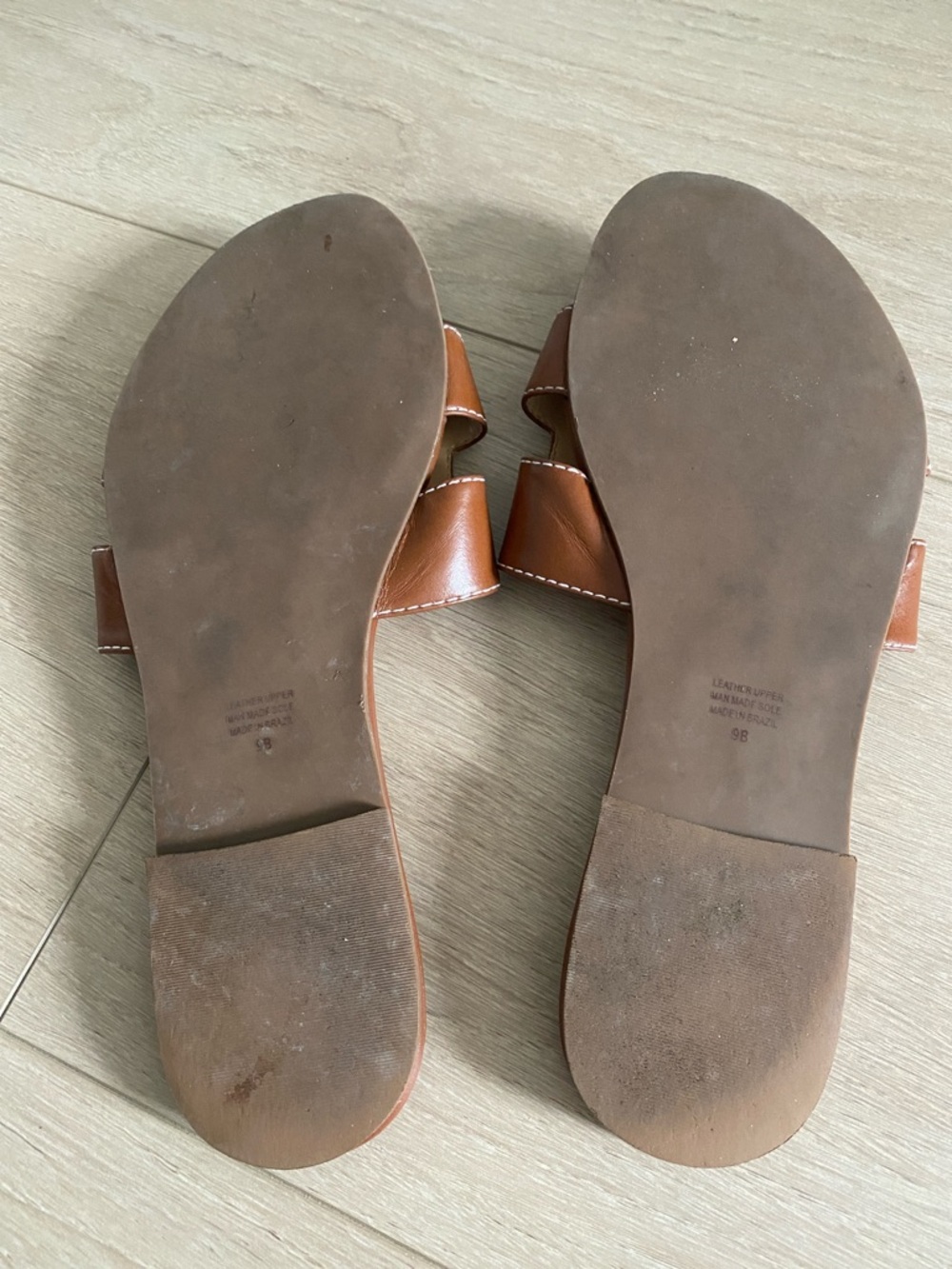 French Sole Cognac Alibi H Sandals 9 - Picture 7 of 9